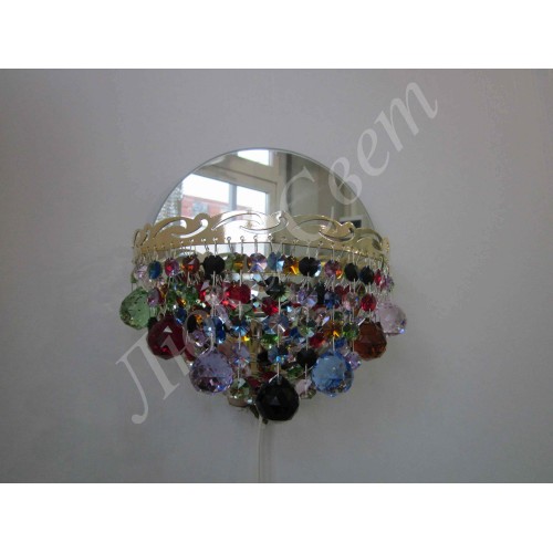 Бра Анжелика Разноцветная в Самаре Гусь Хрустальный