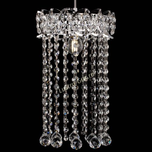 Барная люстра Астра №1 шар 30 длинная в Самаре Гусь Хрустальный