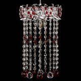 Барная люстра Астра №1 шар 30 длинная Красная в Самаре Барная люстра Астра №1 шар 30 длинная Красная в Самаре