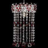 Барная люстра Астра №1 шар 30 длинная Красная в Самаре Барная люстра Астра №1 шар 30 длинная Красная в Самаре