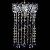 Барная люстра Астра №1 шар 30 длинная Синяя в Самаре