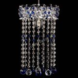 Барная люстра Астра №1 шар 30 длинная Синяя в Самаре