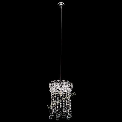 Барная люстра Астра №1 шар 30 черная в Самаре Гусь Хрустальный