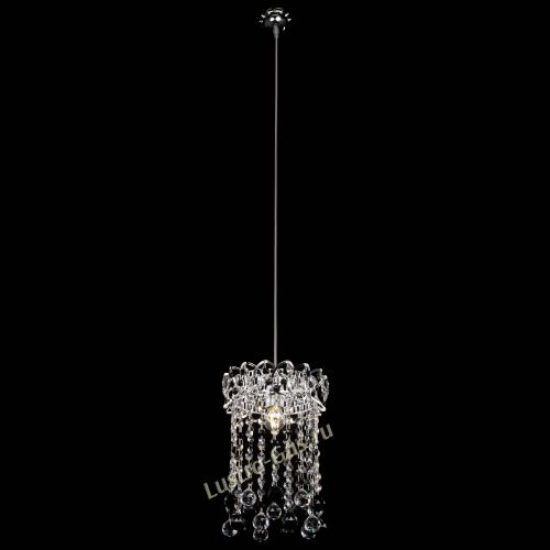 Барная люстра Астра №1 шар 30 черная в Самаре Гусь Хрустальный