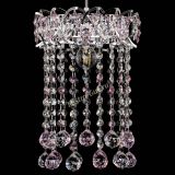 Барная люстра Астра №1 шар 30 розовая в Самаре