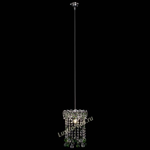 Барная люстра Астра №1 шар 30 зеленая в Самаре Гусь Хрустальный