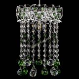 Барная люстра Астра №1 шар 30 зеленая в Самаре