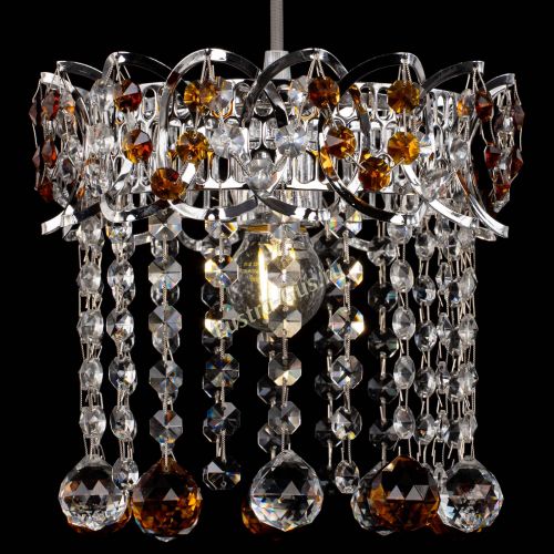 Барная люстра Астра №1 шар чайная в Самаре Гусь Хрустальный