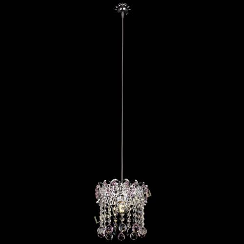 Барная люстра Астра №1 шар розовый в Самаре Гусь Хрустальный