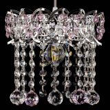 Барная люстра Астра №1 шар розовый в Самаре