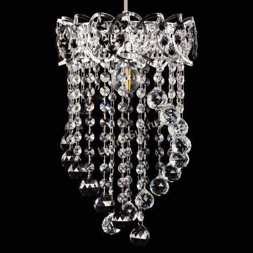 Барная люстра Астра №1 Сигма черная в Самаре Гусь Хрустальный