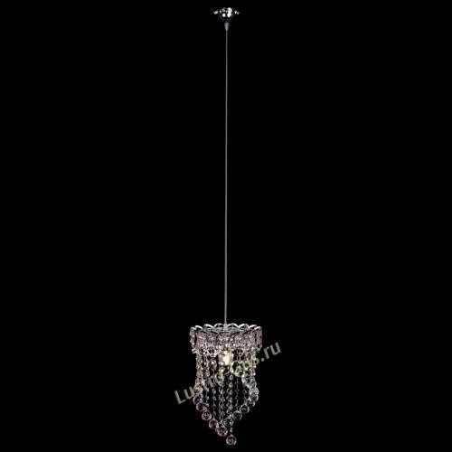 Барная люстра Астра №1 Сигма розовая в Самаре Гусь Хрустальный