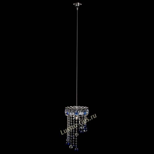 Барная люстра Астра №1 винтаж Синяя в Самаре Гусь Хрустальный