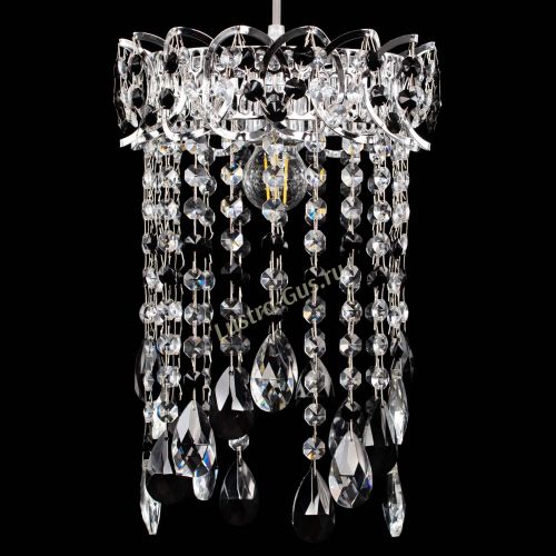 Барная люстра Астра №1 журавлик Черная в Самаре Гусь Хрустальный