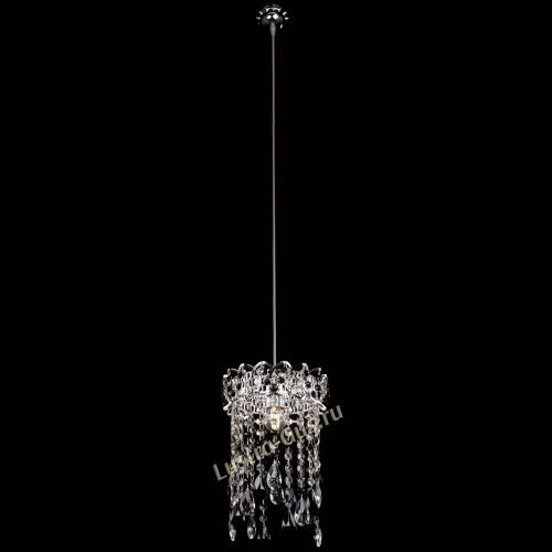 Барная люстра Астра №1 журавлик Черная в Самаре Гусь Хрустальный