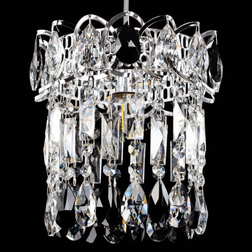 Барная люстра Астра №1 черная в Самаре Гусь Хрустальный