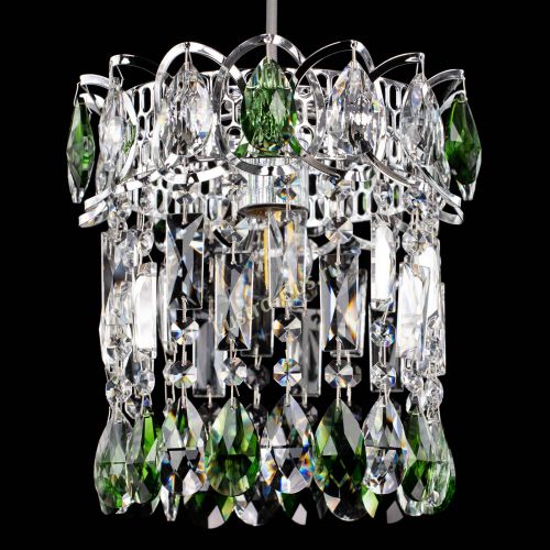 Барная люстра Астра №1 зеленая в Самаре Гусь Хрустальный