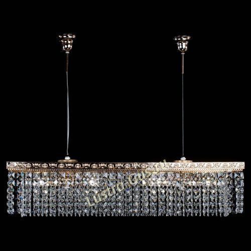 Барная люстра Прямоугольник №4 Антик в Самаре Гусь Хрустальный