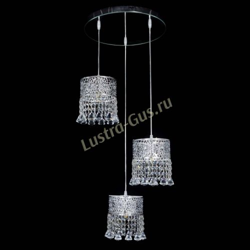 Барная люстра Восток №3 с зеркалом в Самаре Гусь Хрустальный