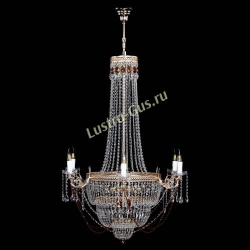 Люстра Елизавета Венеция чайная в Самаре Гусь Хрустальный