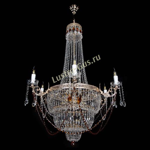Люстра Елизавета Венеция чайная в Самаре Гусь Хрустальный