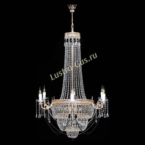 Люстра Елизавета Венеция черная в Самаре Гусь Хрустальный