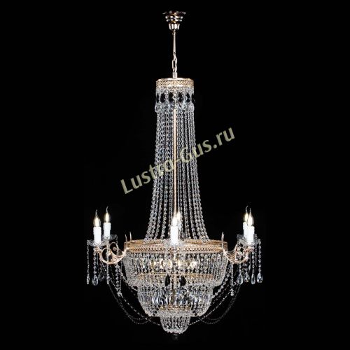 Люстра Елизавета Венеция черная в Самаре Гусь Хрустальный