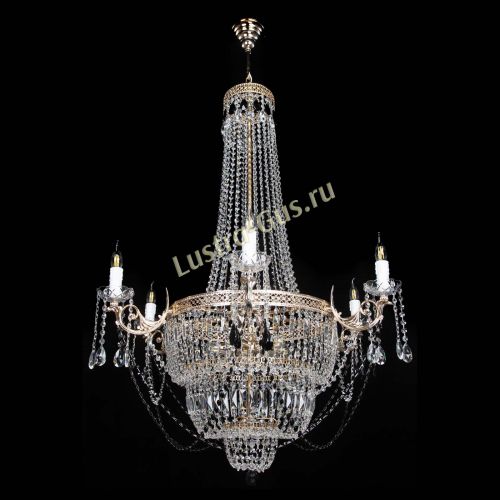 Люстра Елизавета Венеция черная в Самаре Гусь Хрустальный