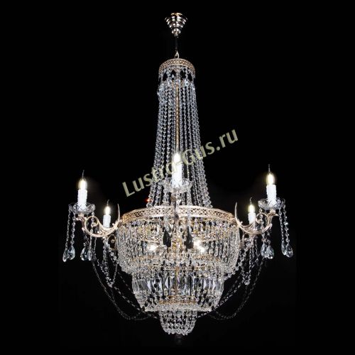 Люстра Елизавета Венеция черная в Самаре Гусь Хрустальный