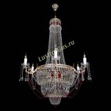 Люстра Елизавета Венеция красная в Самаре