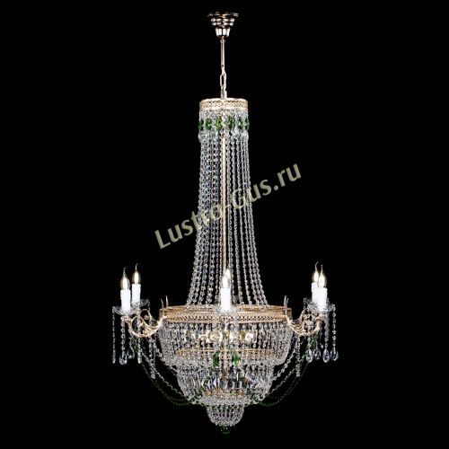 Люстра Елизавета Венеция зеленая в Самаре Гусь Хрустальный