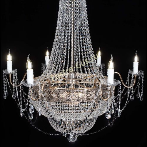 Люстра Елизавета Восток черная в Самаре Гусь Хрустальный