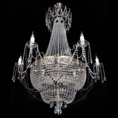 Люстра Елизавета Восток черная в Самаре Гусь Хрустальный