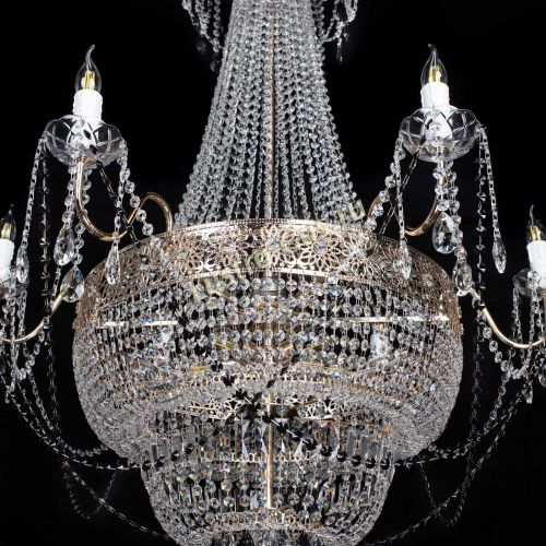 Люстра Елизавета Восток черная в Самаре Гусь Хрустальный