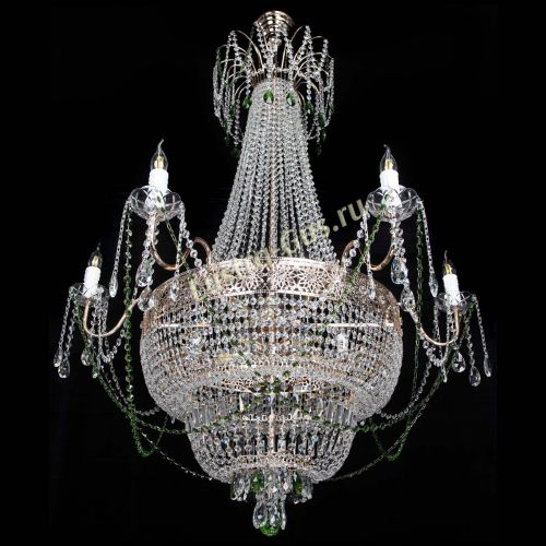 Люстра Елизавета Восток зеленая в Самаре Гусь Хрустальный