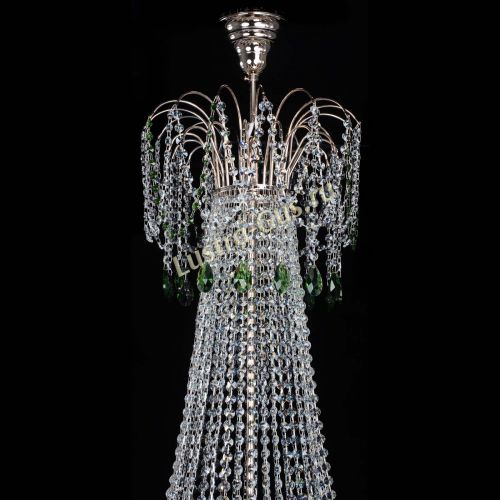 Люстра Елизавета Восток зеленая в Самаре Гусь Хрустальный