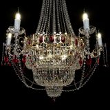 Люстра Елизавета красная в Самаре