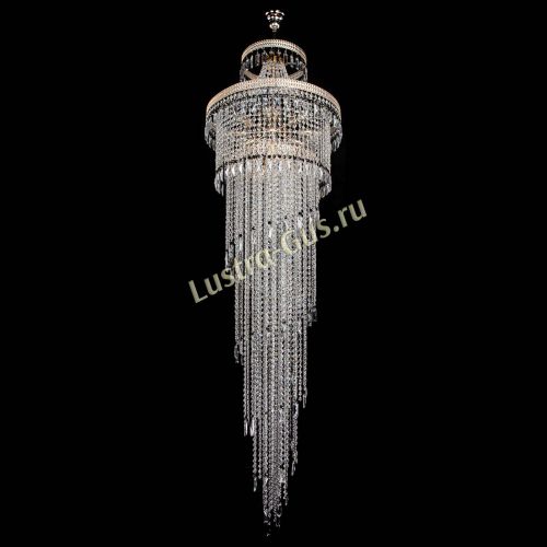 Люстра Флоренция Водопад №8 черная в Самаре Гусь Хрустальный