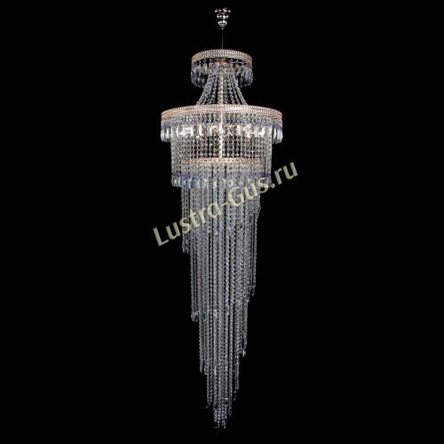 Люстра Флоренция Водопад №8 фиолетовая в Самаре Гусь Хрустальный