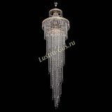 Люстра Флоренция Водопад №8 розовая в Самаре