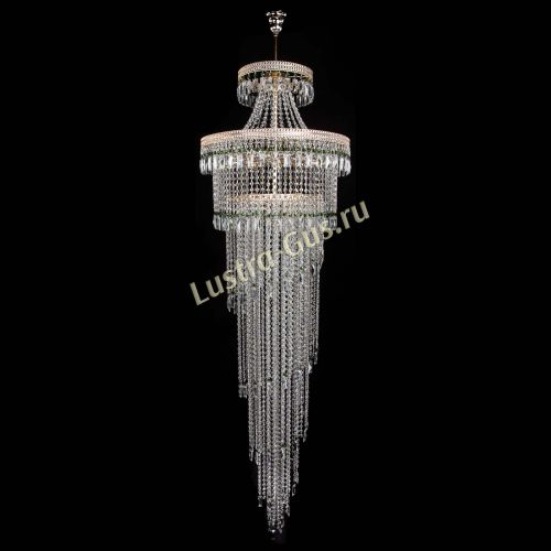 Люстра Флоренция Водопад №8 зеленая в Самаре Гусь Хрустальный