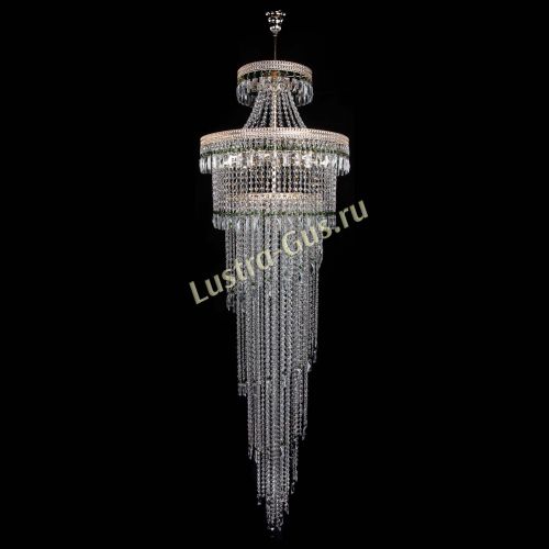 Люстра Флоренция Водопад №8 зеленая в Самаре Гусь Хрустальный