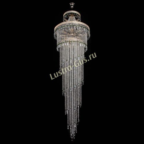 Люстра Флоренция Водопад №8 зеленая в Самаре Гусь Хрустальный