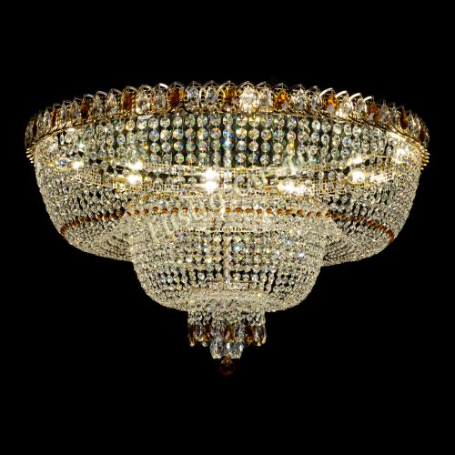 Большая люстра Хрустальный Каскад Дворцовый чайный в Самаре Гусь Хрустальный