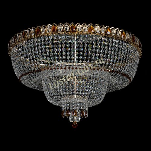 Большая люстра Хрустальный Каскад Дворцовый чайный в Самаре Гусь Хрустальный