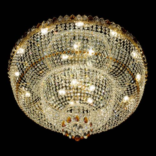 Большая люстра Хрустальный Каскад Дворцовый чайный в Самаре Гусь Хрустальный