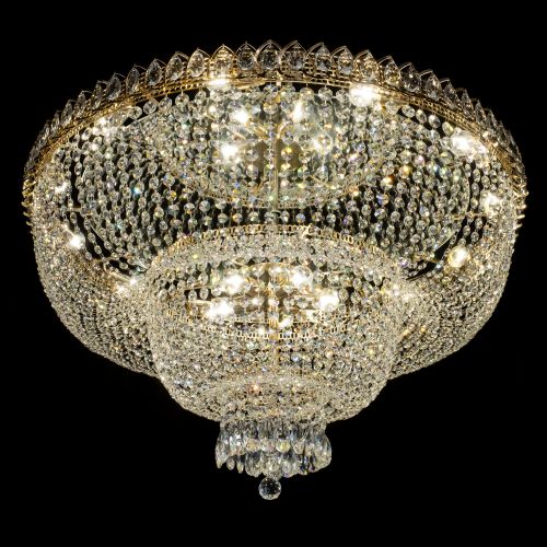 Люстра Хрустальный Каскад Дворцовый в Самаре Гусь Хрустальный