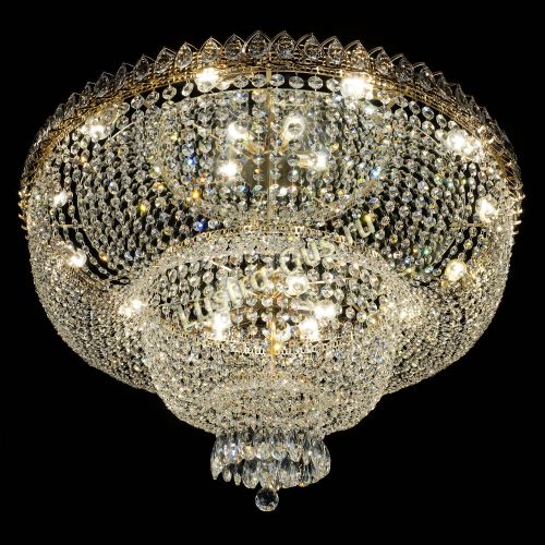 Люстра Хрустальный Каскад Дворцовый в Самаре Гусь Хрустальный