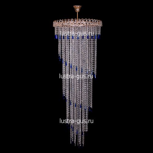 Люстра Каскад большой в Самаре Гусь Хрустальный