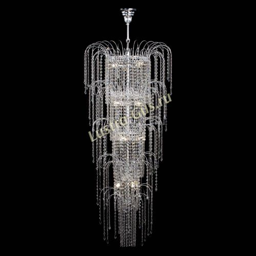 Люстра Каскад Винтовой в Самаре Гусь Хрустальный